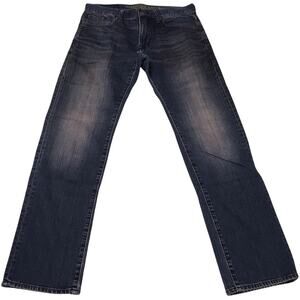 American Eagle Jeans Slim Straight Dark Wash‎ Denim Pants Men's 29x32 Casual AEO